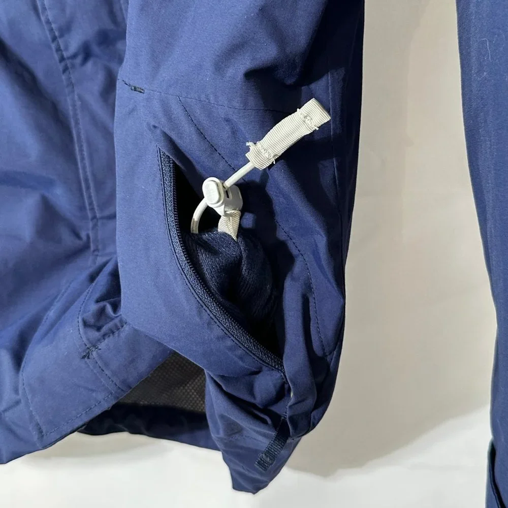 The North Face Blue Nylon Rainjacket Girls M 10 12
